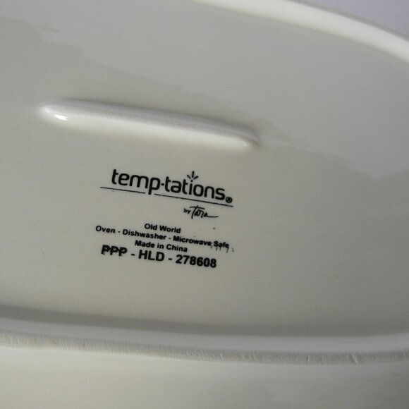 NEW  Temp-tations Old World Set of 2 Soup and Sandwich BLUE (4 PC SET) - Picture 3 of 4